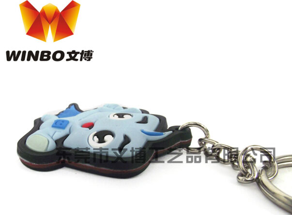 高品質(zhì)硅膠汽車(chē)裝飾鑰匙扣