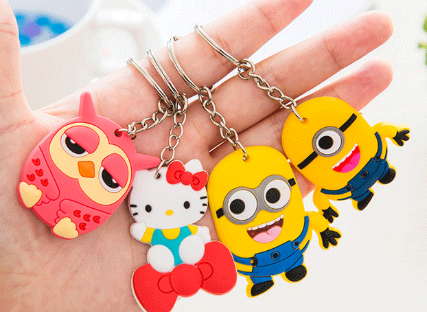 定制PVC軟膠鑰匙扣過程中的注意事項