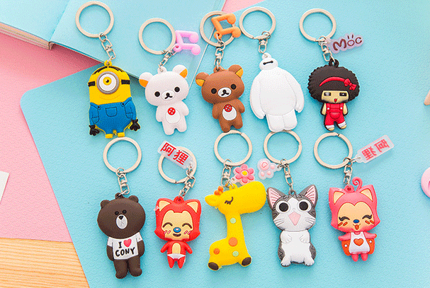 定制PVC軟膠鑰匙扣過程中的注意事項