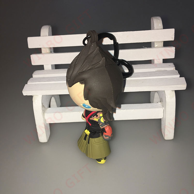 日本公仔3D立體PVC鑰匙扣