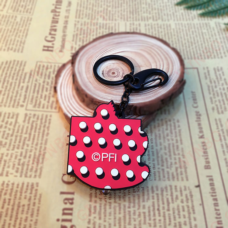 大嘴猴軟膠PVC鑰匙扣